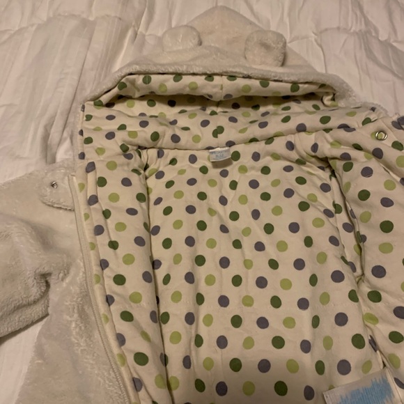 The Children’s Place bear snowsuit,  6-12 mo. - Picture 3 of 6